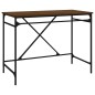 vidaXL Schreibtisch Braun Eichen-Optik 100x50x75cm Holzwerkstoff Eisen vidaXL Schreibtisch Braun Eichen-Optik 100x50x75cm Holzwerkstoff Eisen