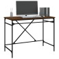 vidaXL Schreibtisch Braun Eichen-Optik 100x50x75cm Holzwerkstoff Eisen vidaXL Schreibtisch Braun Eichen-Optik 100x50x75cm Holzwerkstoff Eisen
