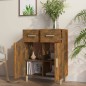 vidaXL Sideboard Räuchereiche 69,5x34x89 cm Holzwerkstoff vidaXL Sideboard Räuchereiche 69,5x34x89 cm Holzwerkstoff