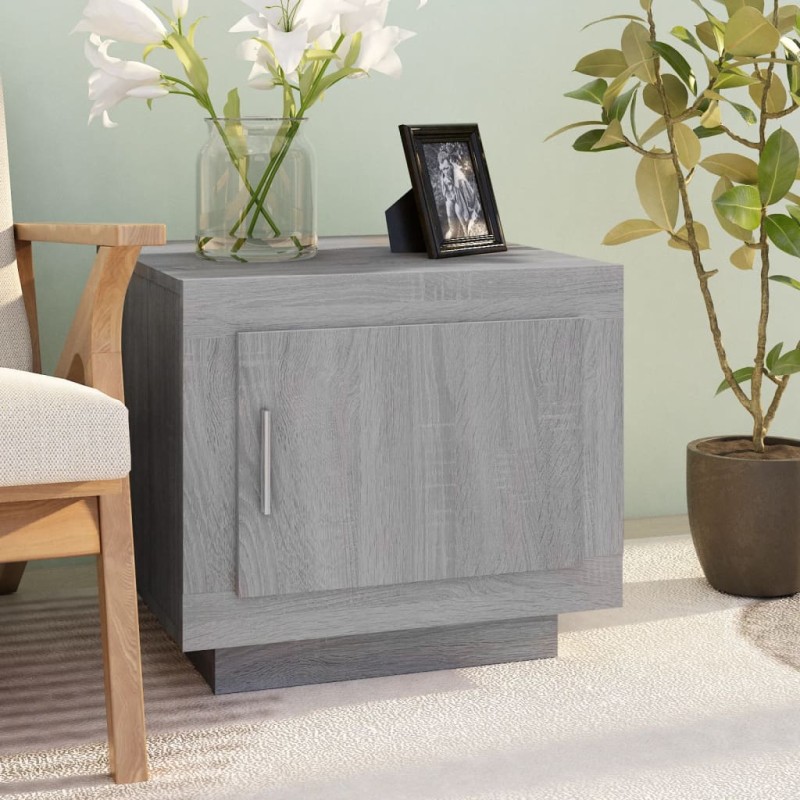 vidaXL Couchtisch Grau Sonoma 51x50x45 cm Holzwerkstoff vidaXL Couchtisch Grau Sonoma 51x50x45 cm Holzwerkstoff
