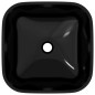 vidaXL Waschbecken Glas 42x42x14 cm Schwarz vidaXL Waschbecken Glas 42x42x14 cm Schwarz