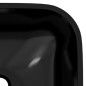 vidaXL Waschbecken Glas 42x42x14 cm Schwarz vidaXL Waschbecken Glas 42x42x14 cm Schwarz