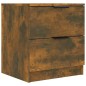 vidaXL Nachttische 2 Stk. Räuchereiche Holzwerkstoff vidaXL Nachttische 2 Stk. Räuchereiche Holzwerkstoff
