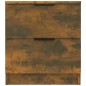 vidaXL Nachttische 2 Stk. Räuchereiche Holzwerkstoff vidaXL Nachttische 2 Stk. Räuchereiche Holzwerkstoff