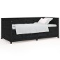 vidaXL Tagesbett Schwarz 75x190 cm Massivholz Kiefer vidaXL Tagesbett Schwarz 75x190 cm Massivholz Kiefer