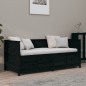 vidaXL Tagesbett Schwarz 75x190 cm Massivholz Kiefer vidaXL Tagesbett Schwarz 75x190 cm Massivholz Kiefer