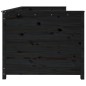 vidaXL Tagesbett Schwarz 75x190 cm Massivholz Kiefer vidaXL Tagesbett Schwarz 75x190 cm Massivholz Kiefer