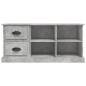 vidaXL TV-Schrank Betongrau 102x35,5x47,5 cm Holzwerkstoff vidaXL TV-Schrank Betongrau 102x35,5x47,5 cm Holzwerkstoff