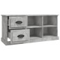 vidaXL TV-Schrank Betongrau 102x35,5x47,5 cm Holzwerkstoff vidaXL TV-Schrank Betongrau 102x35,5x47,5 cm Holzwerkstoff