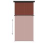 vidaXL Balkon-Seitenmarkise 145x250 cm Braun vidaXL Balkon-Seitenmarkise 145x250 cm Braun