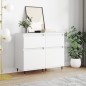vidaXL Sideboards 2 Stk. Weiß 40x35x70 cm Holzwerkstoff vidaXL Sideboards 2 Stk. Weiß 40x35x70 cm Holzwerkstoff
