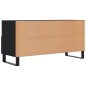 vidaXL TV-Schrank Schwarz 102x36x50 cm Holzwerkstoff vidaXL TV-Schrank Schwarz 102x36x50 cm Holzwerkstoff