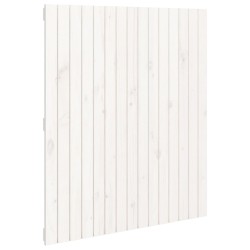 vidaXL Wand-Kopfteil Weiß 95,5x3x110 cm Massivholz Kiefer