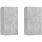 vidaXL TV-Schränke 2 Stk. Betongrau 30,5x30x60 cm Holzwerkstoff vidaXL TV-Schränke 2 Stk. Betongrau 30,5x30x60 cm Holzwerkstoff