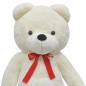 vidaXL Weicher XXL-Plüsch-Teddybär Weiß 135 cm vidaXL Weicher XXL-Plüsch-Teddybär Weiß 135 cm