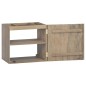 vidaXL Wand-Badschrank 45x30x40 cm Massivholz Teak vidaXL Wand-Badschrank 45x30x40 cm Massivholz Teak