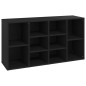 vidaXL Schuhbank Schwarz 103x30x54,5 cm Holzwerkstoff vidaXL Schuhbank Schwarz 103x30x54,5 cm Holzwerkstoff