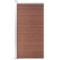 vidaXL Zaunelement WPC 95x186 cm Braun vidaXL Zaunelement WPC 95x186 cm Braun