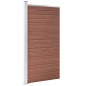 vidaXL Zaunelement WPC 95x186 cm Braun vidaXL Zaunelement WPC 95x186 cm Braun