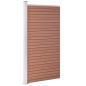 vidaXL Zaunelement WPC 95x186 cm Braun vidaXL Zaunelement WPC 95x186 cm Braun