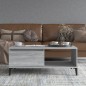 vidaXL Couchtisch Grau Sonoma 90x50x36,5 cm Holzwerkstoff vidaXL Couchtisch Grau Sonoma 90x50x36,5 cm Holzwerkstoff