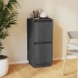 vidaXL Sideboard Grau 31,5x34x75 cm Massivholz Kiefer vidaXL Sideboard Grau 31,5x34x75 cm Massivholz Kiefer