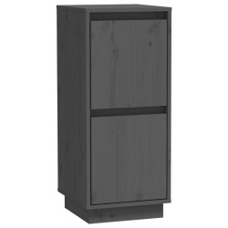 vidaXL Sideboard Grau 31,5x34x75 cm Massivholz Kiefer