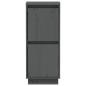 vidaXL Sideboard Grau 31,5x34x75 cm Massivholz Kiefer vidaXL Sideboard Grau 31,5x34x75 cm Massivholz Kiefer