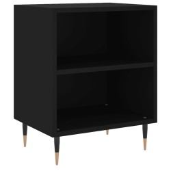 vidaXL Nachttisch Schwarz 40x30x50 cm Holzwerkstoff