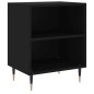 vidaXL Nachttisch Schwarz 40x30x50 cm Holzwerkstoff vidaXL Nachttisch Schwarz 40x30x50 cm Holzwerkstoff