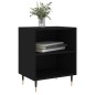 vidaXL Nachttisch Schwarz 40x30x50 cm Holzwerkstoff vidaXL Nachttisch Schwarz 40x30x50 cm Holzwerkstoff