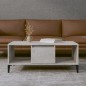 vidaXL Couchtisch Betongrau 90x50x36,5 cm Holzwerkstoff vidaXL Couchtisch Betongrau 90x50x36,5 cm Holzwerkstoff