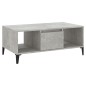 vidaXL Couchtisch Betongrau 90x50x36,5 cm Holzwerkstoff vidaXL Couchtisch Betongrau 90x50x36,5 cm Holzwerkstoff