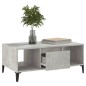 vidaXL Couchtisch Betongrau 90x50x36,5 cm Holzwerkstoff vidaXL Couchtisch Betongrau 90x50x36,5 cm Holzwerkstoff