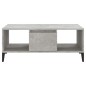 vidaXL Couchtisch Betongrau 90x50x36,5 cm Holzwerkstoff vidaXL Couchtisch Betongrau 90x50x36,5 cm Holzwerkstoff