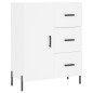 Highboard Weiß 69,5x34x180 cm Holzwerkstoff Highboard Weiß 69,5x34x180 cm Holzwerkstoff