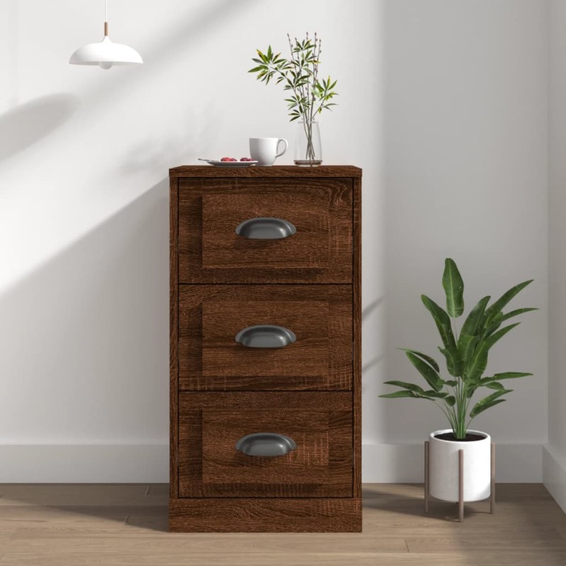 vidaXL Sideboard Braun Eichen-Optik 36x35,5x67,5 cm Holzwerkstoff vidaXL Sideboard Braun Eichen-Optik 36x35,5x67,5 cm Holzwerkstoff