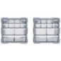 vidaXL Multi-Schubladen-Organizer 2 Stk. 12 Schubladen 26,5x16x26 cm vidaXL Multi-Schubladen-Organizer 2 Stk. 12 Schubladen 26,5x16x26 cm