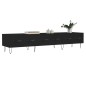 vidaXL TV-Schrank Schwarz 150x36x30 cm Holzwerkstoff vidaXL TV-Schrank Schwarz 150x36x30 cm Holzwerkstoff