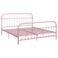 vidaXL Bettgestell Rosa Metall 180x200 cm vidaXL Bettgestell Rosa Metall 180x200 cm