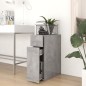 vidaXL Apothekerschrank Betongrau 20x45,5x60 cm Holzwerkstoff vidaXL Apothekerschrank Betongrau 20x45,5x60 cm Holzwerkstoff