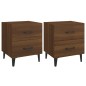 vidaXL Nachttische 2 Stk. Braun Eichen-Optik 40x35x47,5 cm vidaXL Nachttische 2 Stk. Braun Eichen-Optik 40x35x47,5 cm