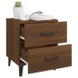 vidaXL Nachttische 2 Stk. Braun Eichen-Optik 40x35x47,5 cm vidaXL Nachttische 2 Stk. Braun Eichen-Optik 40x35x47,5 cm