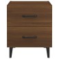 vidaXL Nachttische 2 Stk. Braun Eichen-Optik 40x35x47,5 cm vidaXL Nachttische 2 Stk. Braun Eichen-Optik 40x35x47,5 cm