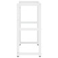 vidaXL Badezimmer Waschtischgestell Weiß 59x38x83 cm Eisen vidaXL Badezimmer Waschtischgestell Weiß 59x38x83 cm Eisen