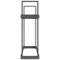 vidaXL Kaminholzregal Grau 110x35x108,5 cm Massivholz Kiefer vidaXL Kaminholzregal Grau 110x35x108,5 cm Massivholz Kiefer