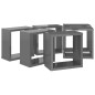 vidaXL Würfelregale 6 Stk. Hochglanz-Grau 30x15x30 cm vidaXL Würfelregale 6 Stk. Hochglanz-Grau 30x15x30 cm