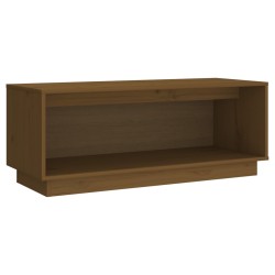 vidaXL TV-Schrank Honigbraun 90x35x35 cm Massivholz Kiefer