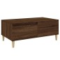 vidaXL Couchtisch Braun Eichen-Optik 90x50x36,5 cm Holzwerkstoff vidaXL Couchtisch Braun Eichen-Optik 90x50x36,5 cm Holzwerkstoff