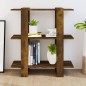 vidaXL Bücherregal/Raumteiler Räuchereiche 80x30x87 cm vidaXL Bücherregal/Raumteiler Räuchereiche 80x30x87 cm